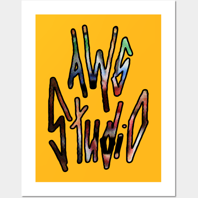 AWS logo inside clown 1 Wall Art by AWSchmit